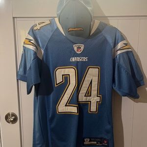 SAN Diego chargers jersey and hat sz small adult